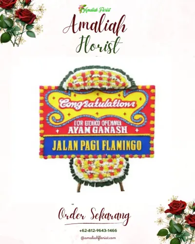 Bunga Papan Congratulation di Gunungpayung